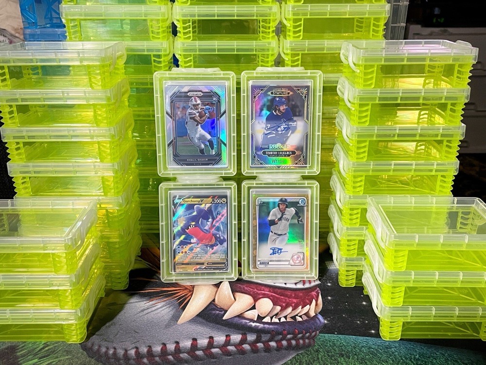 Card Storage Box Vaults (8-Pack) {Holds 50 Each}💥Stackable For Sleeved Cards!