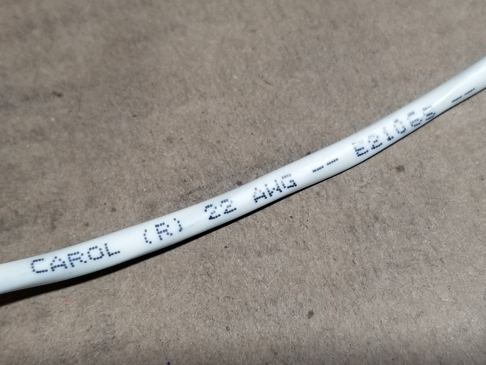 Carol E2106S 22/6C Shielded Control/Communications Cable Plenum White /100ft