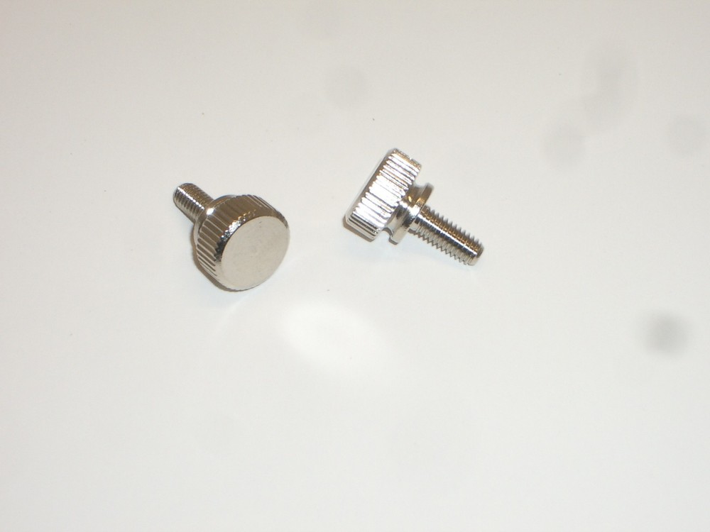 WORKMAN KN4X 4mm METAL REPLACEMENT RADIO SIDE SCREW KNOBS 2PC SET