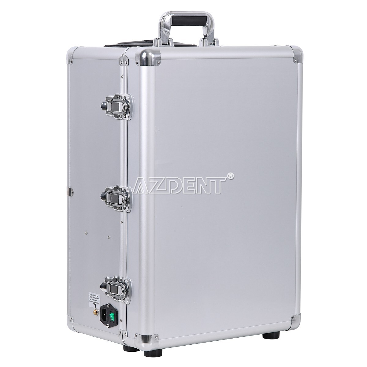 Dental Portable Mobile Delivery Unit Cart+Air Compressor+Scaler+Curing Light USA