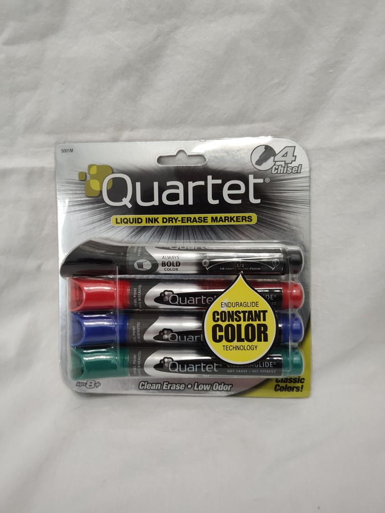 Quartet Dry Erase Markers 4 Chisel