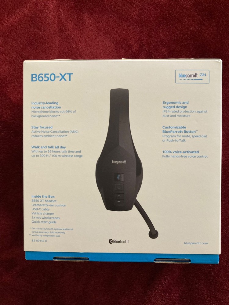 🦜 BlueParrott B650-XT Wireless Bluetooth Headset blue parrot 🦜
