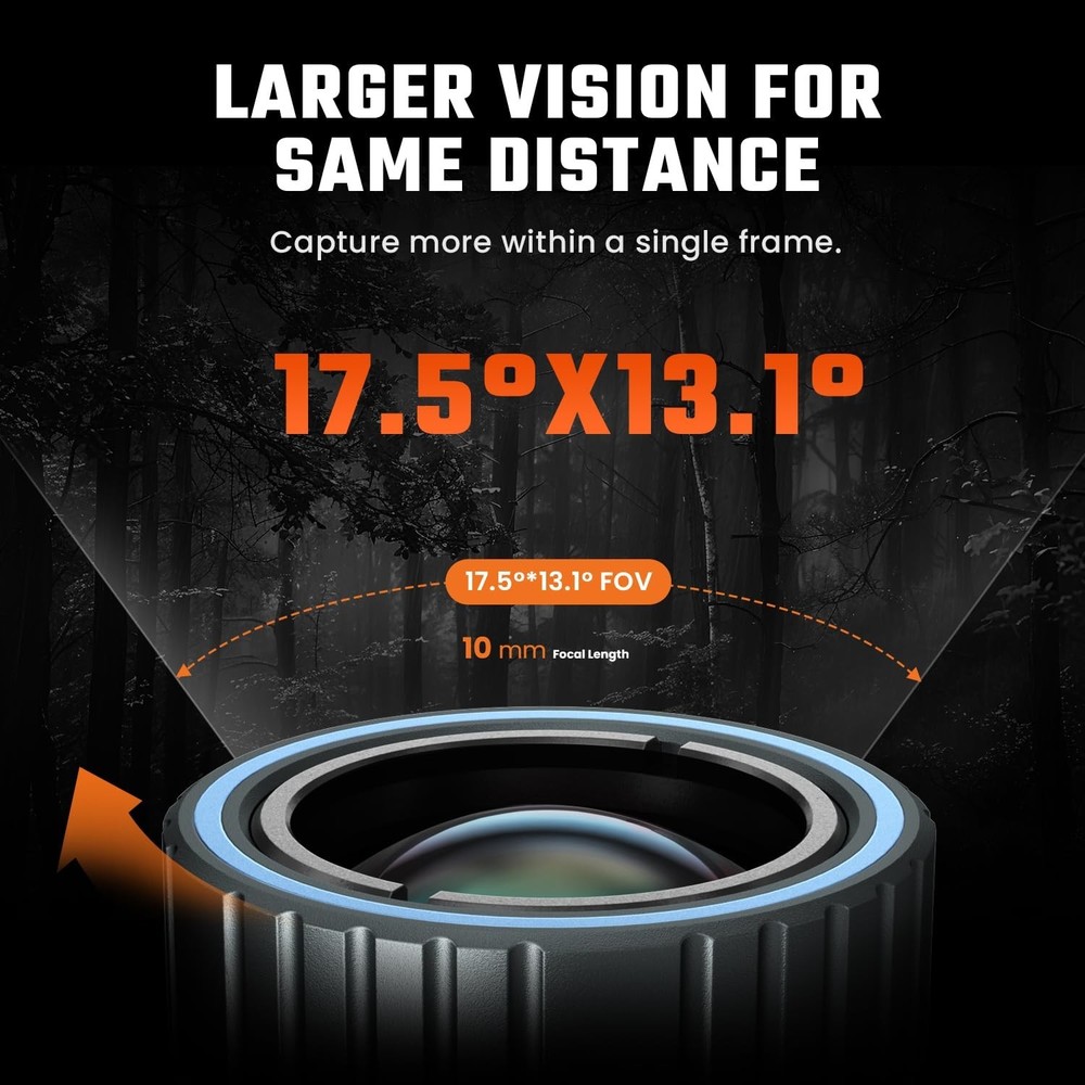 MiLESEEY TNV30i Thermal Imaging Monocular Night Vision Camera for Android, 15...