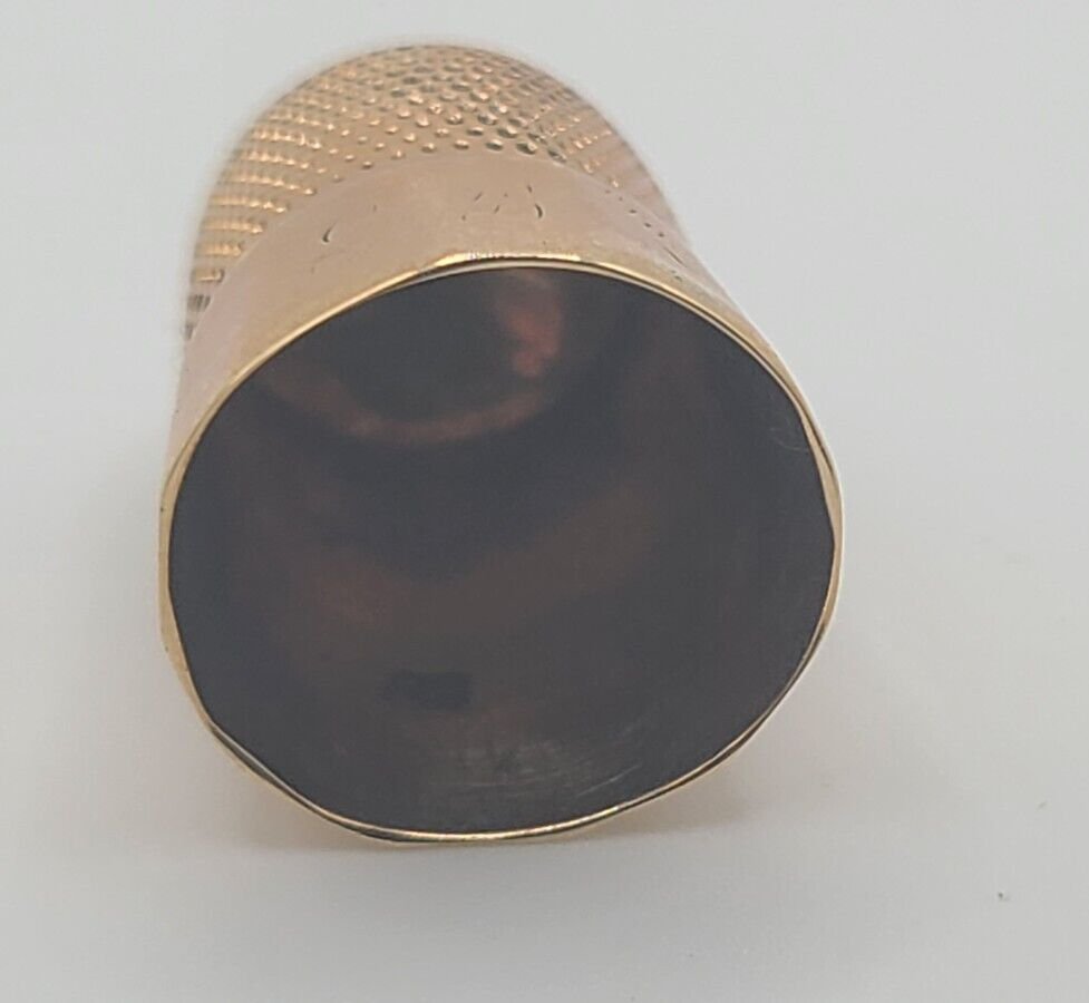 Vintage 14K GOLD THIMBLE 4.2 Grams