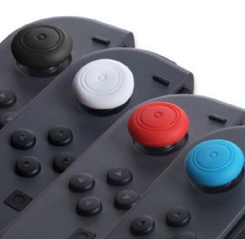 8X Silicone Grip Thumb Stick Extender Button Cap Kit for Nintendo Switch Joy-Con