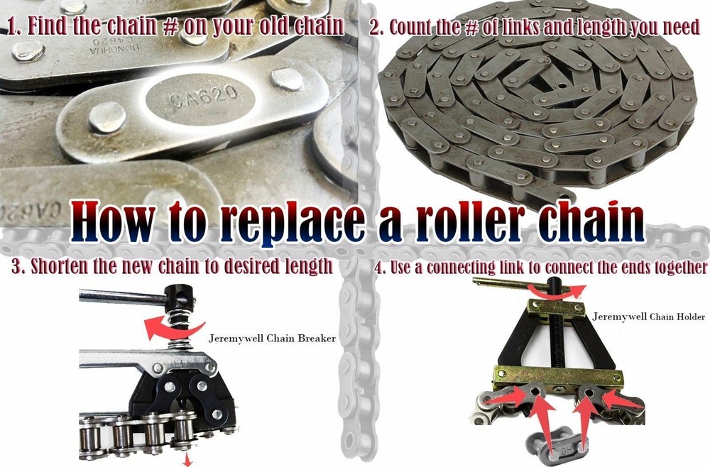 35 Standard Roller Chain Connecting Links (10PCS)