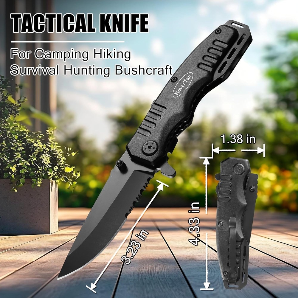 Unique Gift Box for Dad with Best Dad Ever Design Multitool Axe and Flashlight