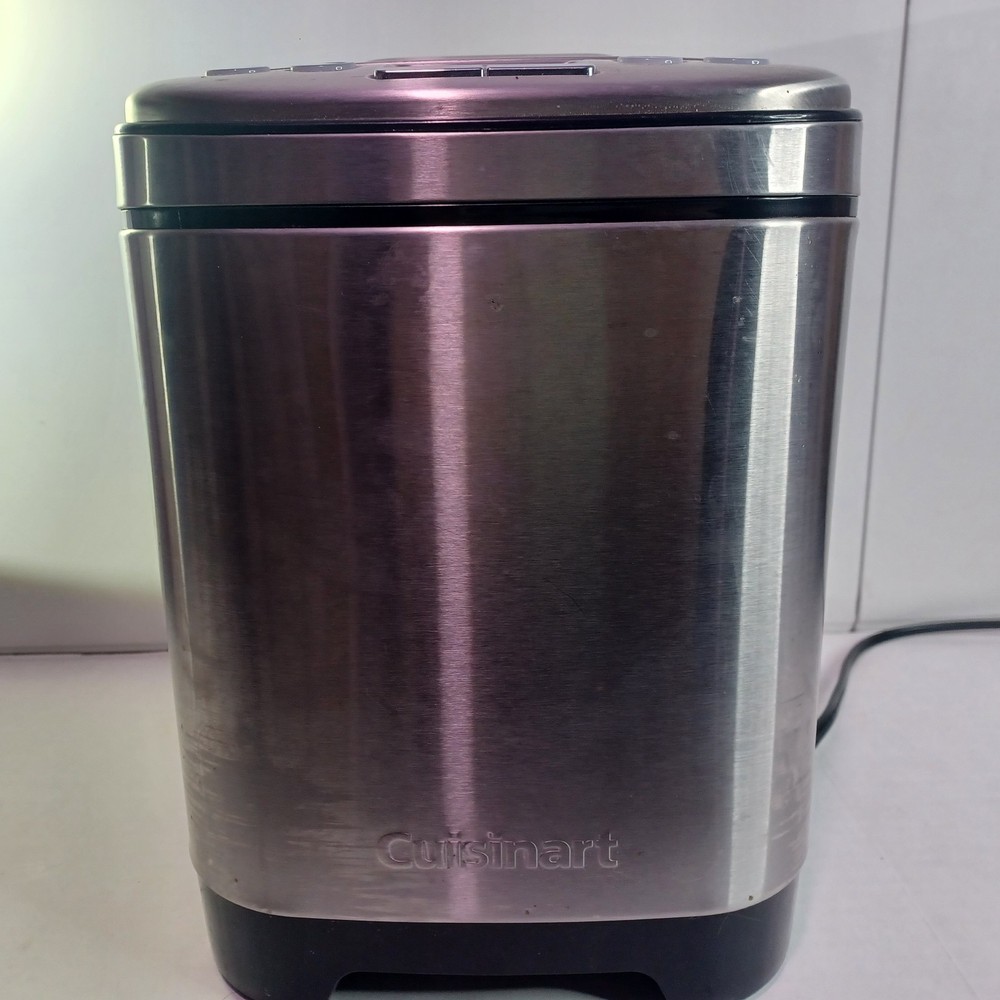 Cuisinart CBK-110 Compact Automatic Bread Maker 2lb Stainless Steel Tested