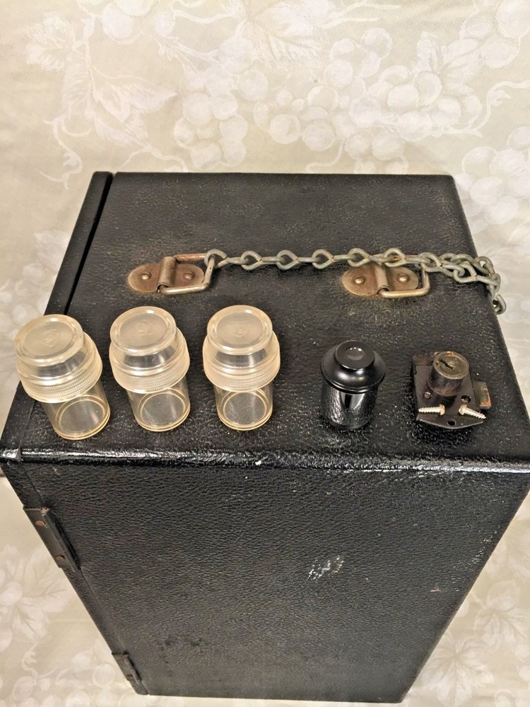 Vintage Spencer Monocular Microscope w/ Wood Case