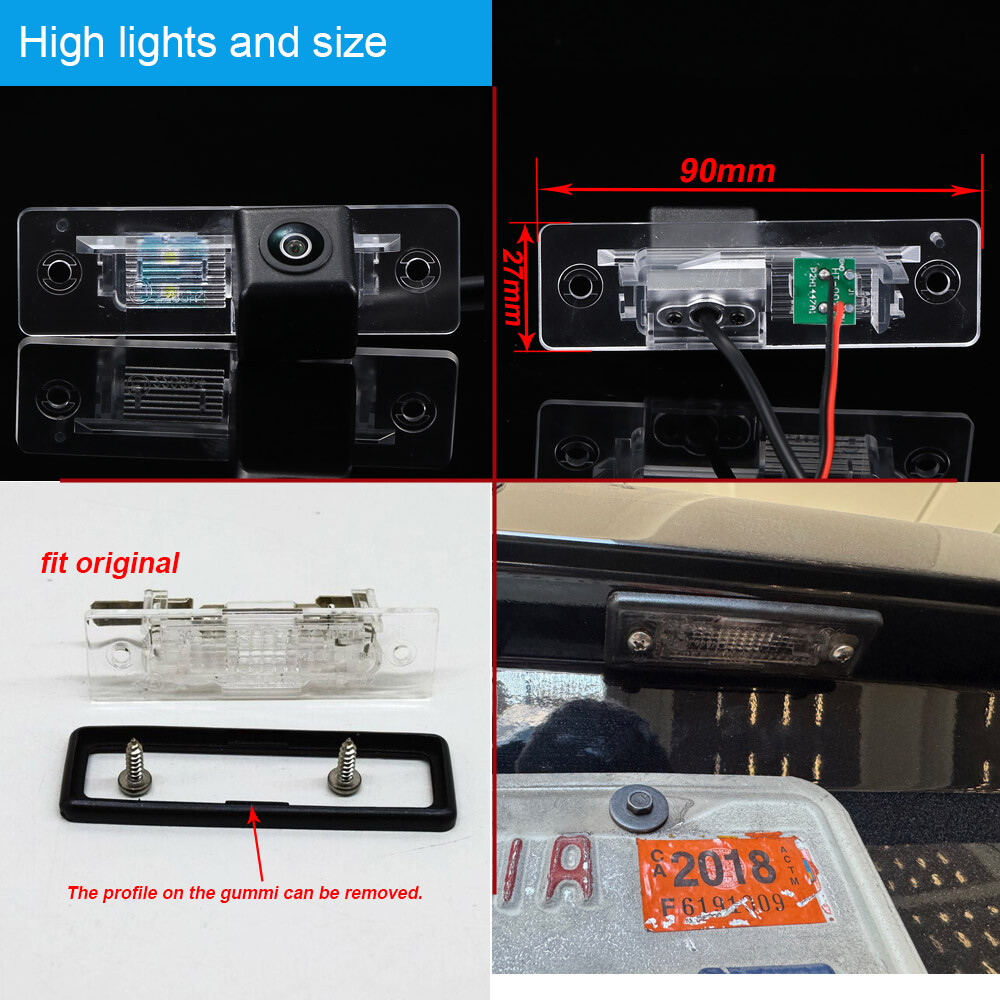 Car reverse Camera for BMW 3er E30 5er E12 E28 6er E24 7er E23 E26 63261354665