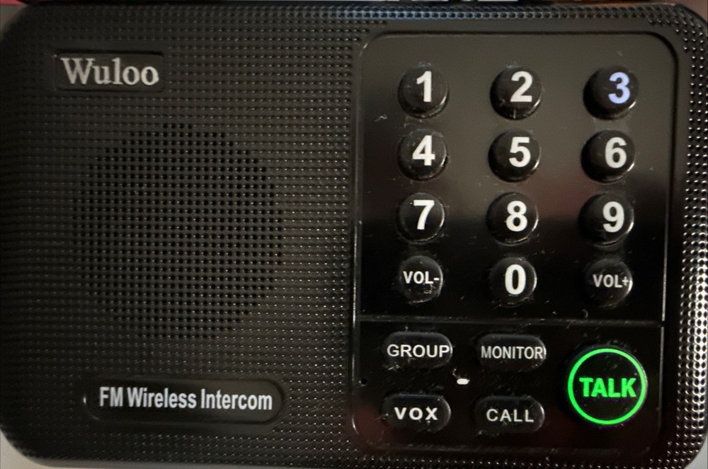 Wuloo FM Wireless Intercom System 2-Pack 1 Mile Range 10 Channels