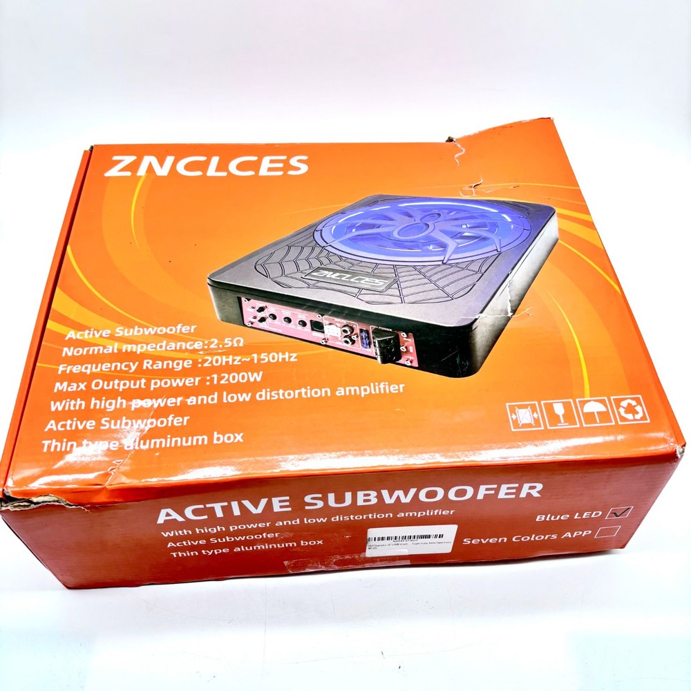 ZNCLCES Active Subwoofer With High Power And Low Distortion Amplifier