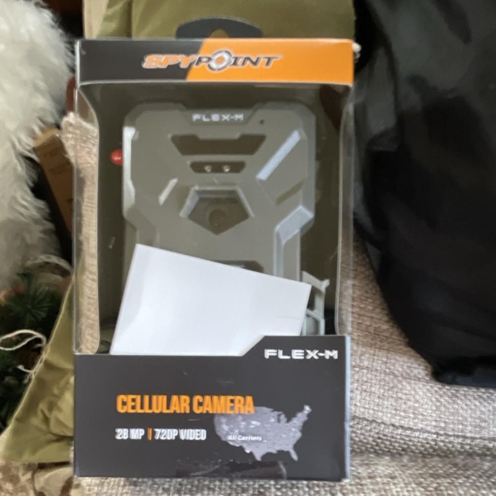 SPYPOINT FLEX-M Cellular Trail Camera 28MP 720p 90ft Detection Range