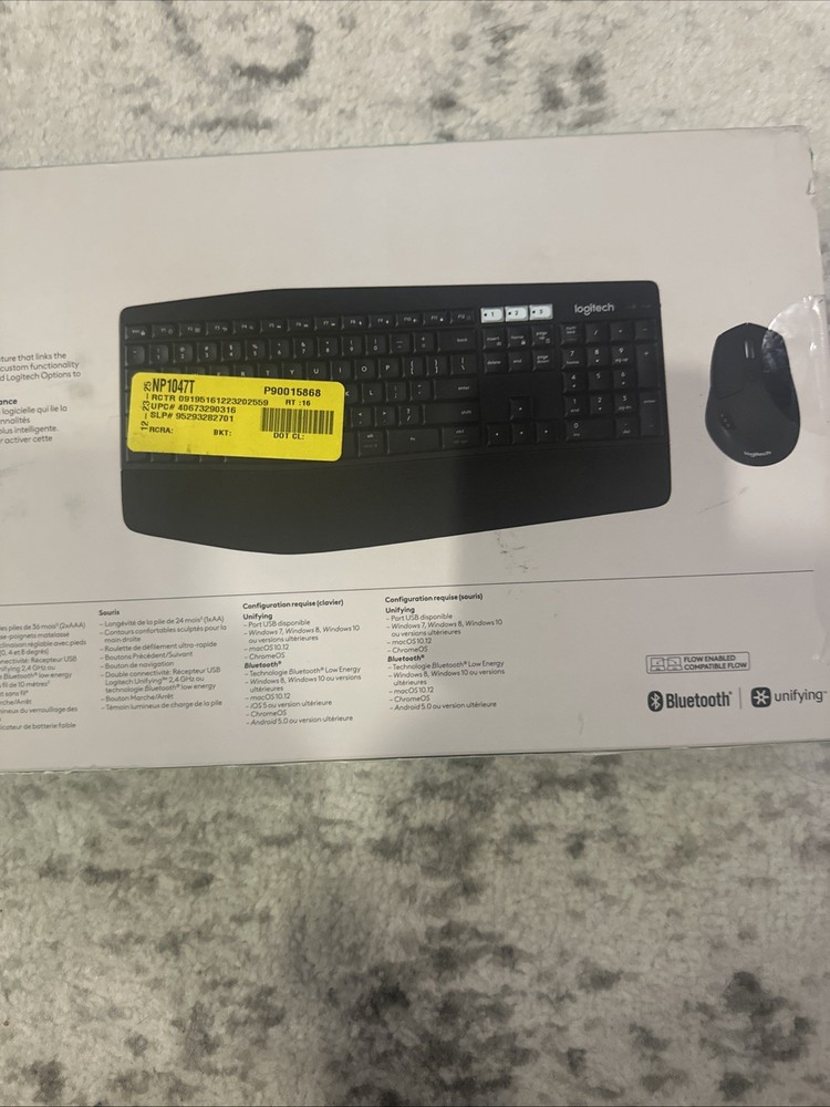 Logitech Performance Wireless Combo Bluetooth Keyboard and Mouse - (920-011291)