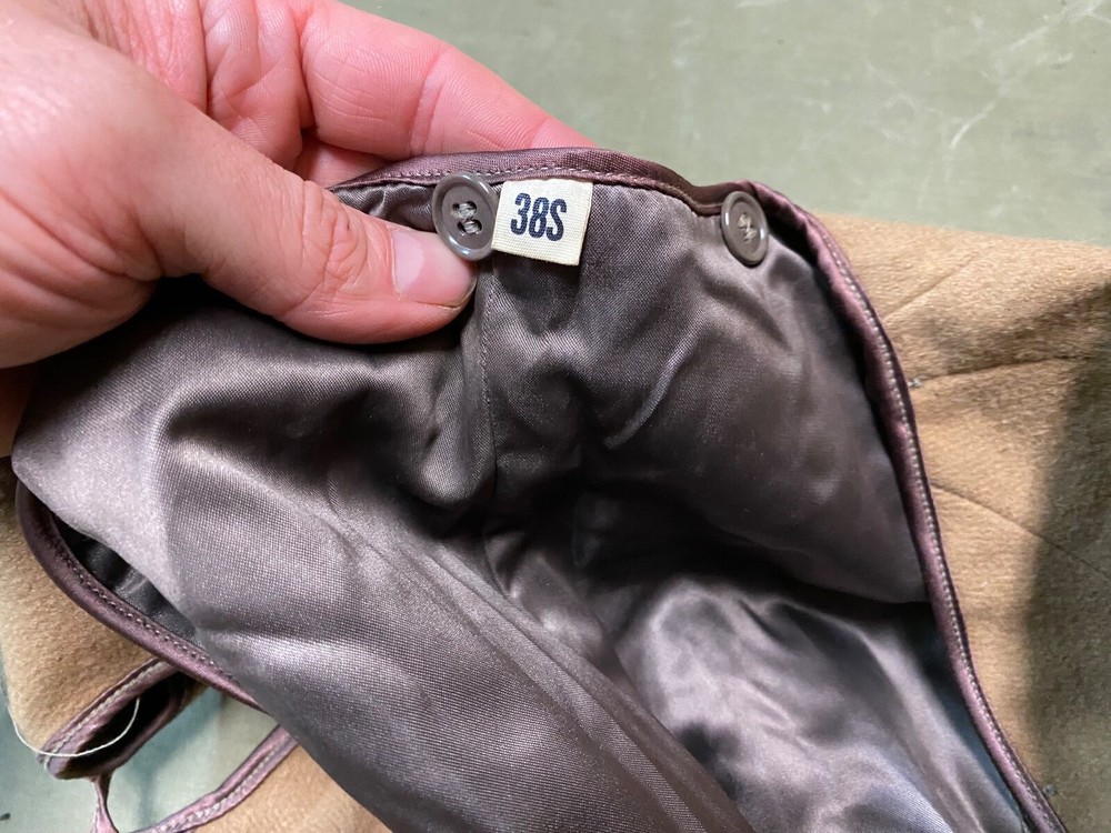 ORIGINAL WWII US ARMY OFFICER WINTER COAT JACKET INSERT LINER-SIZE MEDIUM 39S