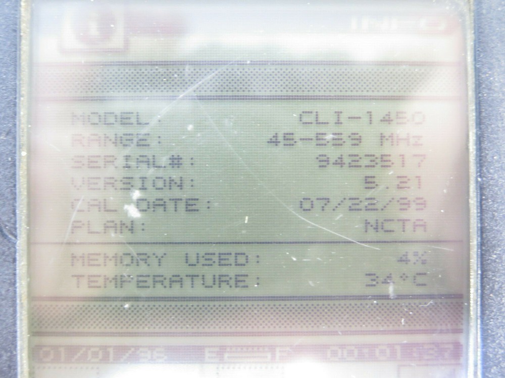 Wavetek / JDSU CLI-1450 Cable TV Scanning Signal Level & Leakage Meter