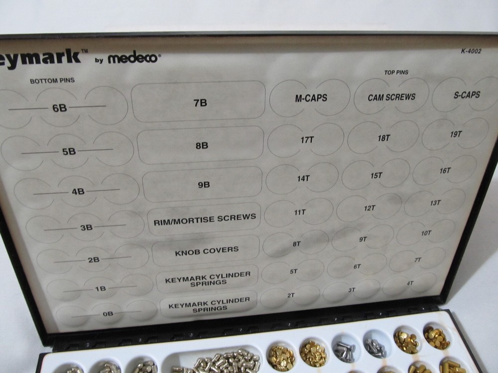 Medeco K-4002 Keymark Pin Kit