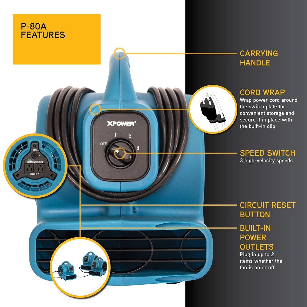 XPOWER Mini Air Mover Line