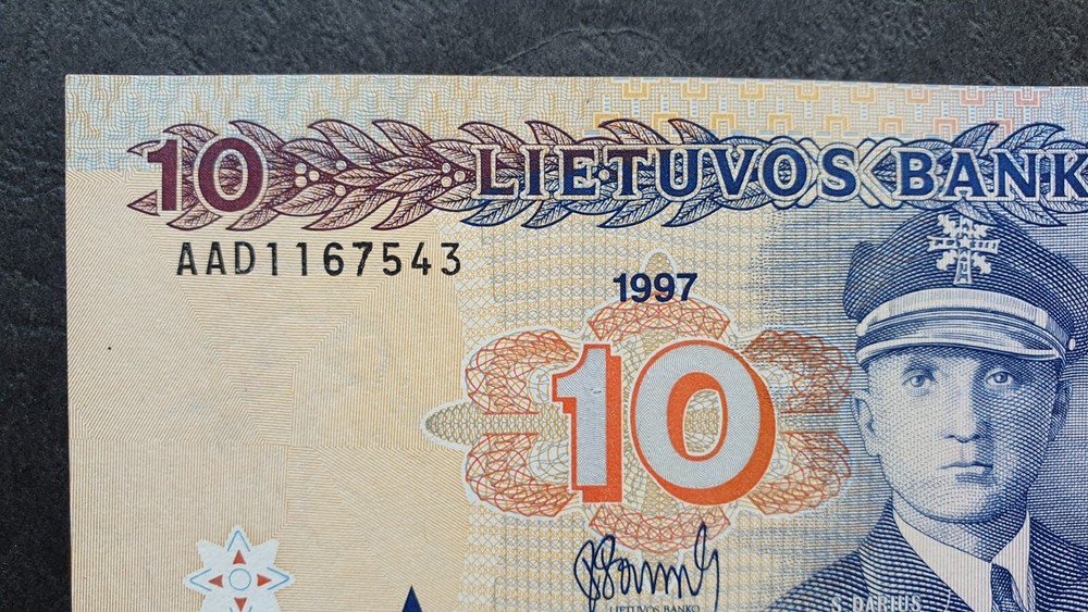 LITHUANIA 10 litu 1997, UNC, P59