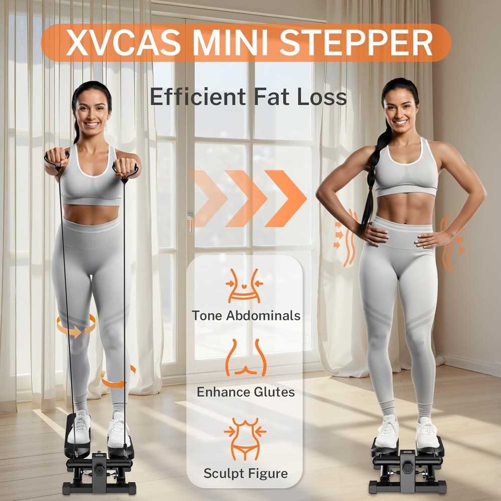 🔥 Mini Stair Stepper Exercise Machine 220LBS Capacity Hydraulic Stepper,NEW,b
