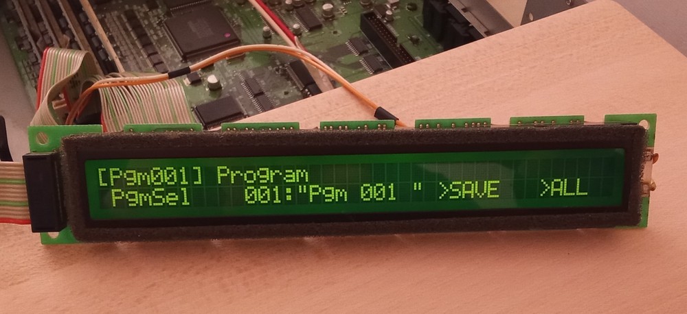 Yamaha A3000 - Original Display