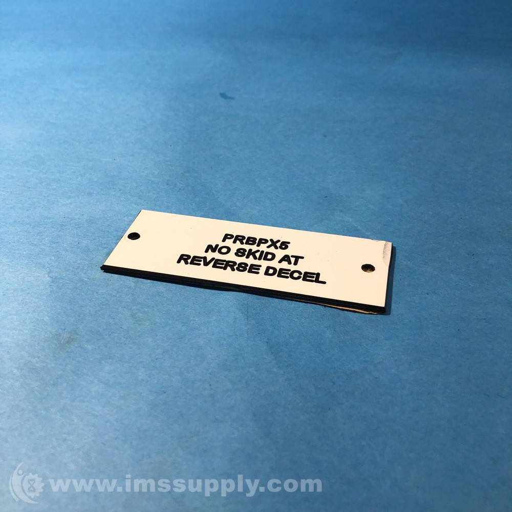 Miscellaneous Legend Plates with Screws FNOB