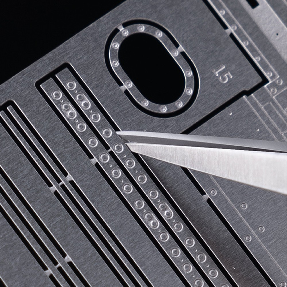 T10B02 Sharp Edge Stainless Steel Thick Modeling Scissors For Model Etching