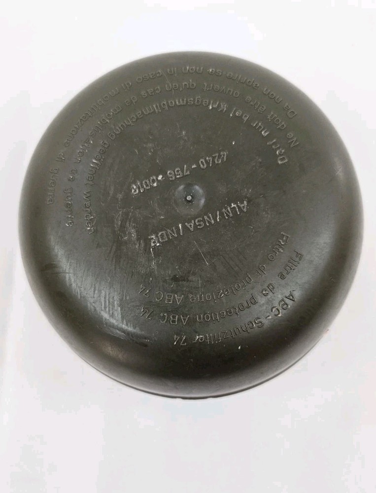 German Gas Mask Filter Replacement ABC Schutzfilter 74 New Sealed In Container