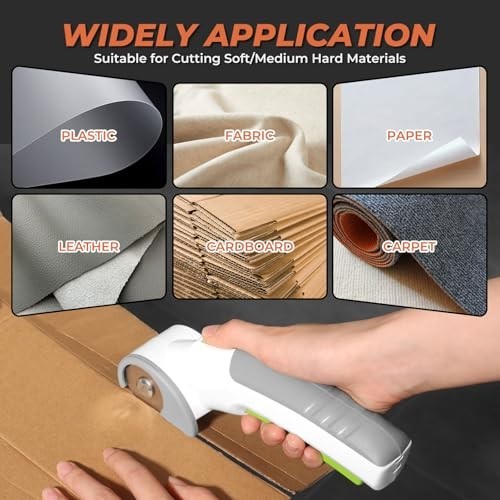 6PCS Replacement Rotary Blades for Electric Scissors & Cutters, Compatible with