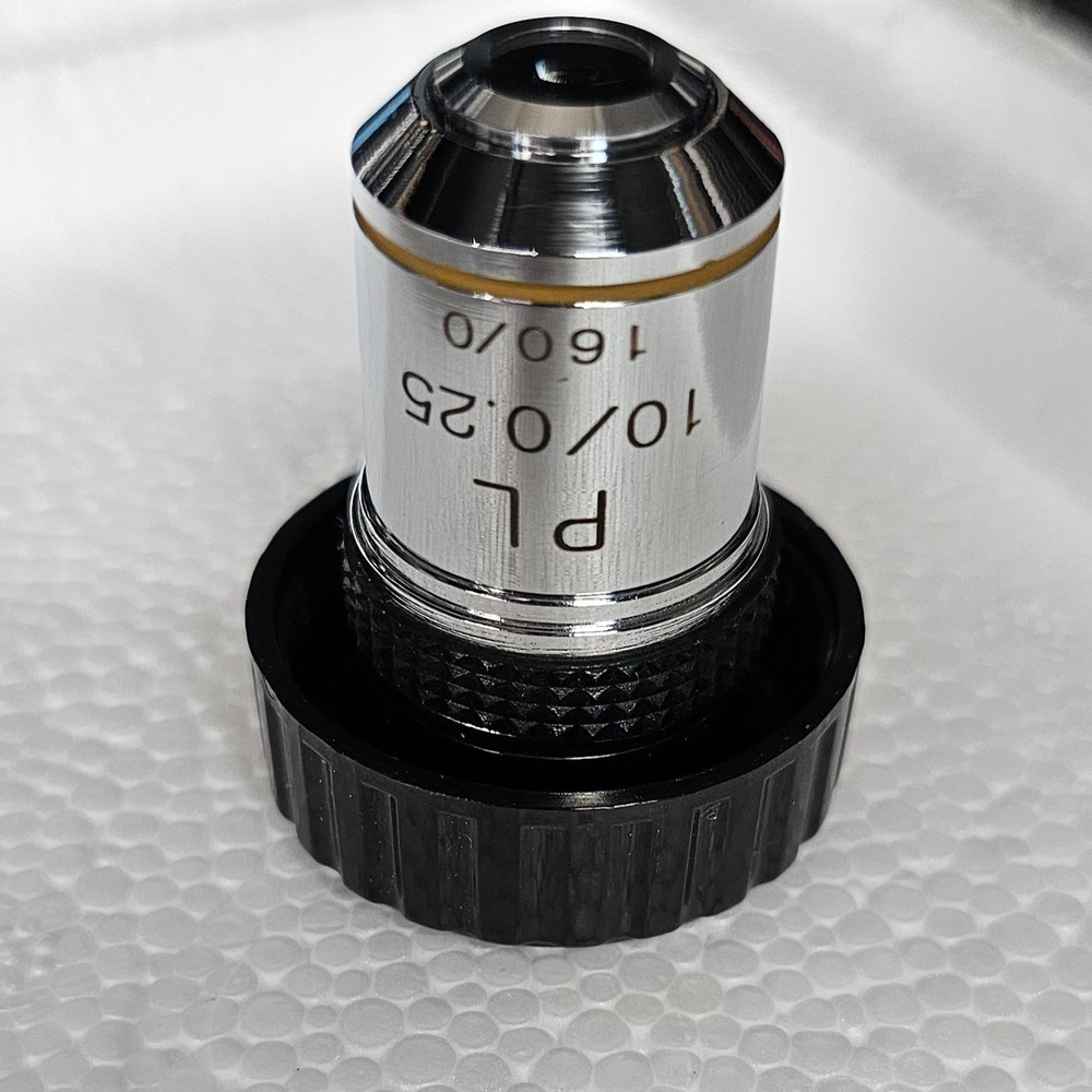 Amscope PL 10X Plan Achromatic Microscope Objective Lens