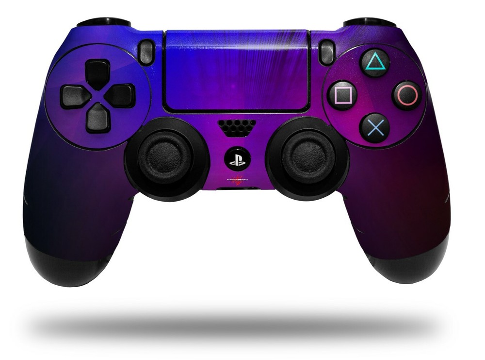 Skin for Sony PS4 Controller Bent Light Blueish