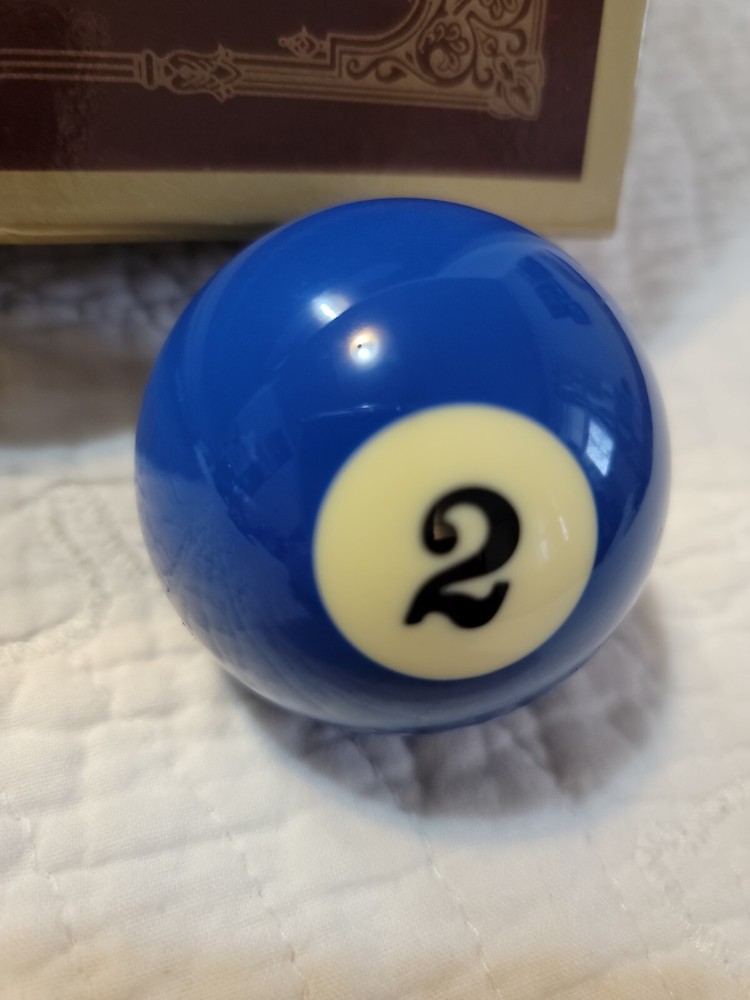Replacement Billiard Pool 2 Ball Blue Empire 2.25" EUC