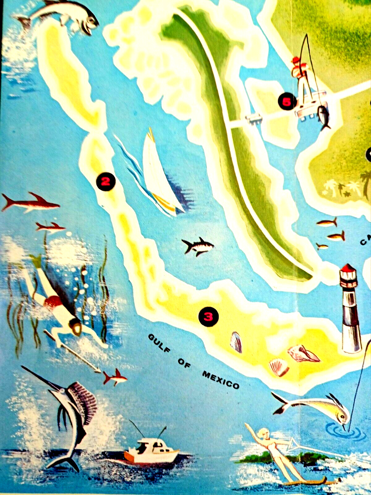 Vtg 1961 CAPE CORAL FLORIDA Brochure CALOOSAHATCHEE RIVER General Homesites Info