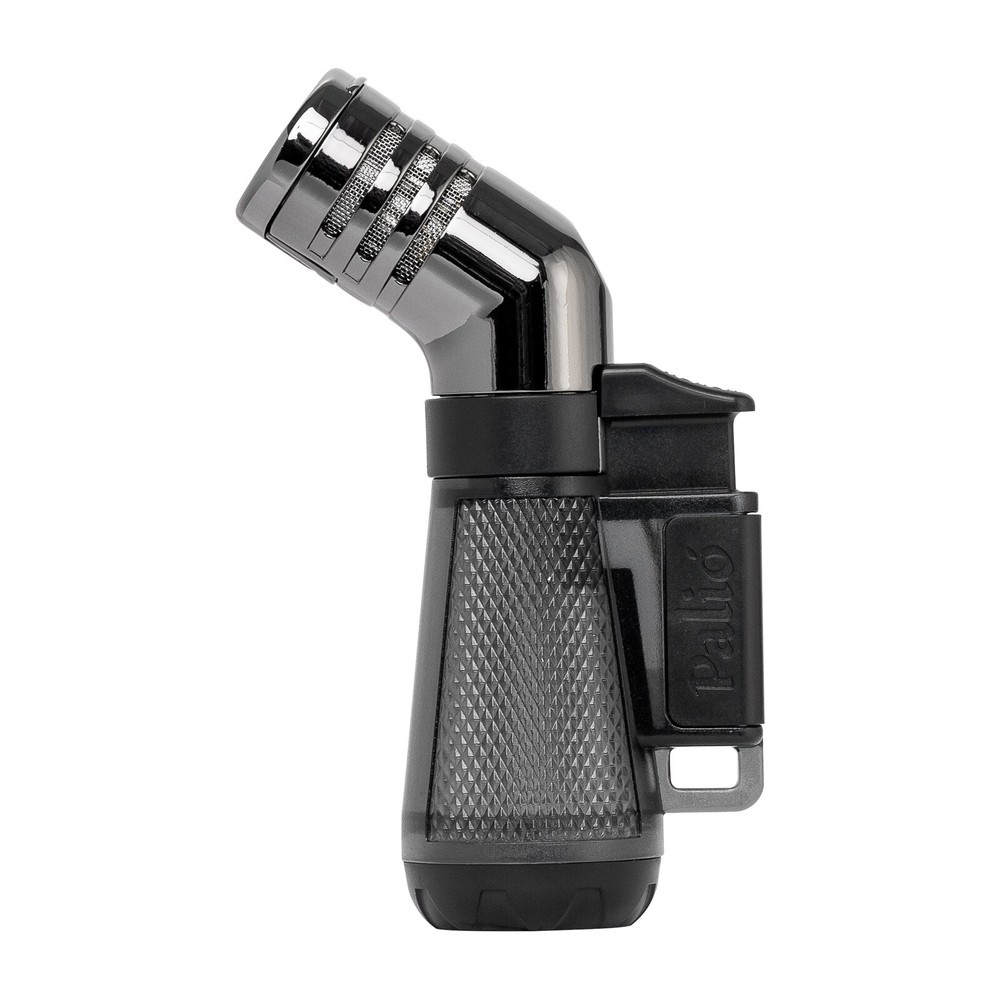 Palio Squadra Angled Triple-jet Flame Lighter, Black