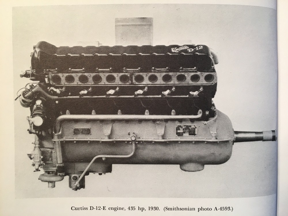 The Curtis D-12 Aero Engine by Smithsonian Museum