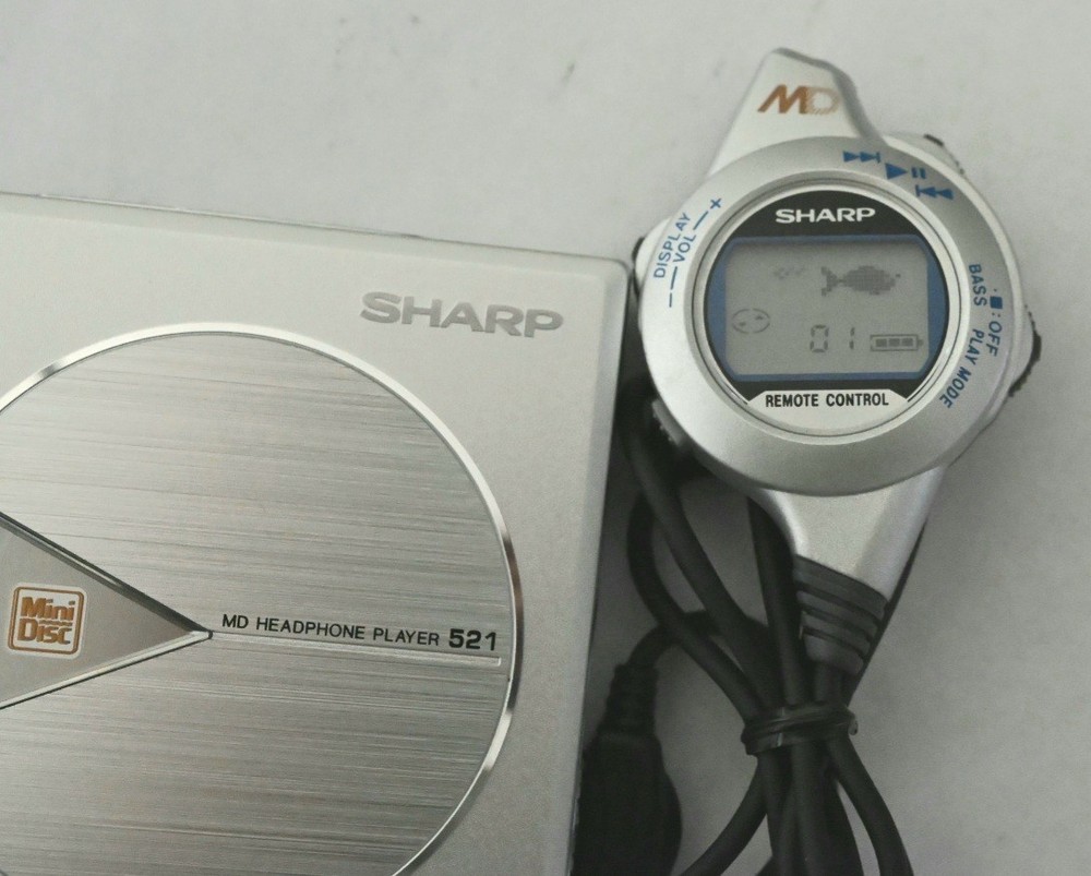 SHARP MD-J521 Portable Minidisc Player NOS