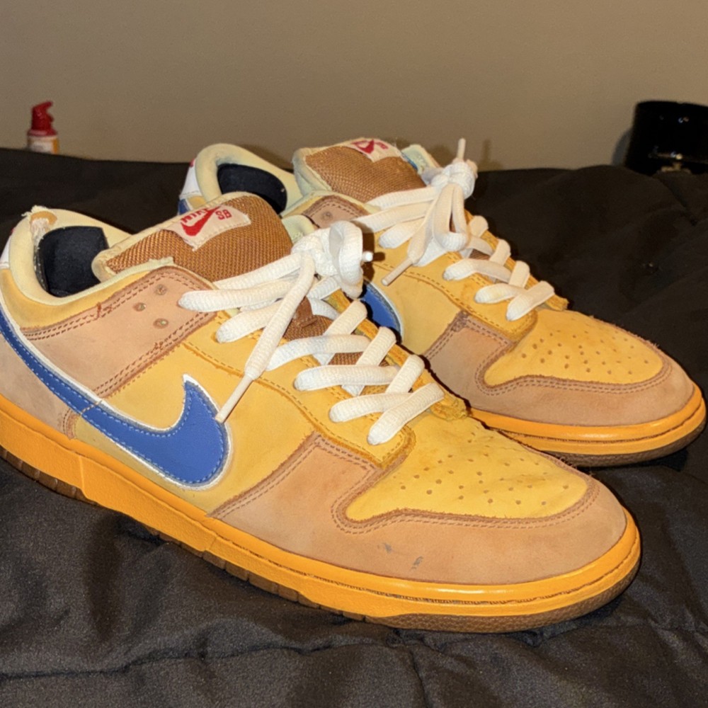 Nike SB Newcastle Shoes Yellow US Size 9 Medium Width D M Athletic