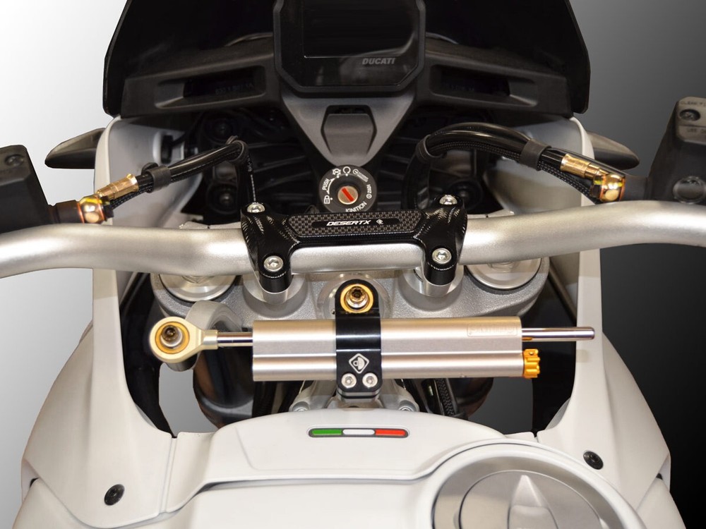 Ducabike Ducati DesertX Ohlins Steering Damper Kit - Silver