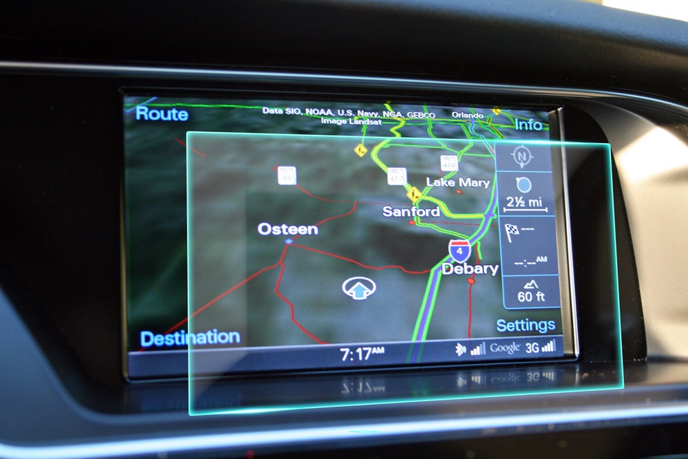 Crystal Clear Screen Protector for 2014 Audi S5 Vehicle Navigation