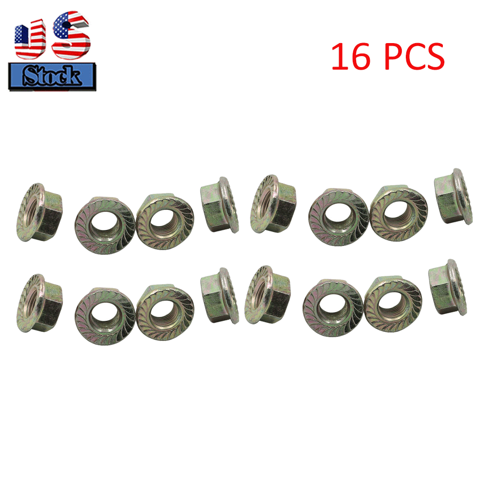 16X Wheel Flanged Lug Nuts For Polaris RZR Ranger Sportsman 500 570 800 900 XP