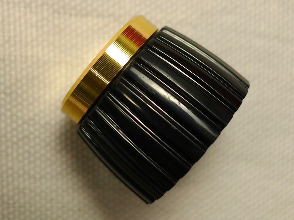 12 pcs Amplifier Knobs Black With Gold Cap Push-On For Marshall AMP Combo