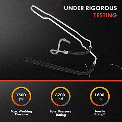 Power Steering Return Hose Line Assembly Compatible with Chevrolet Express