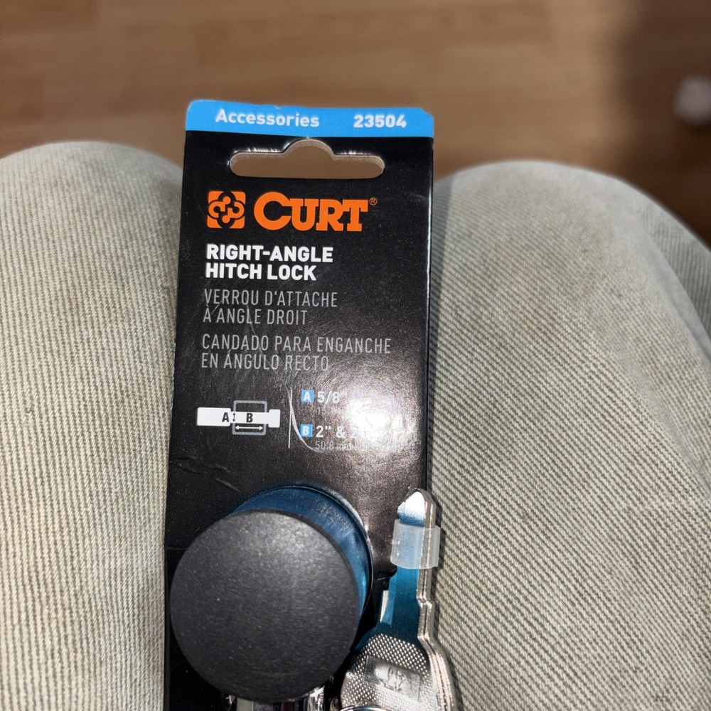 Curt Right Angle Hitch Lock