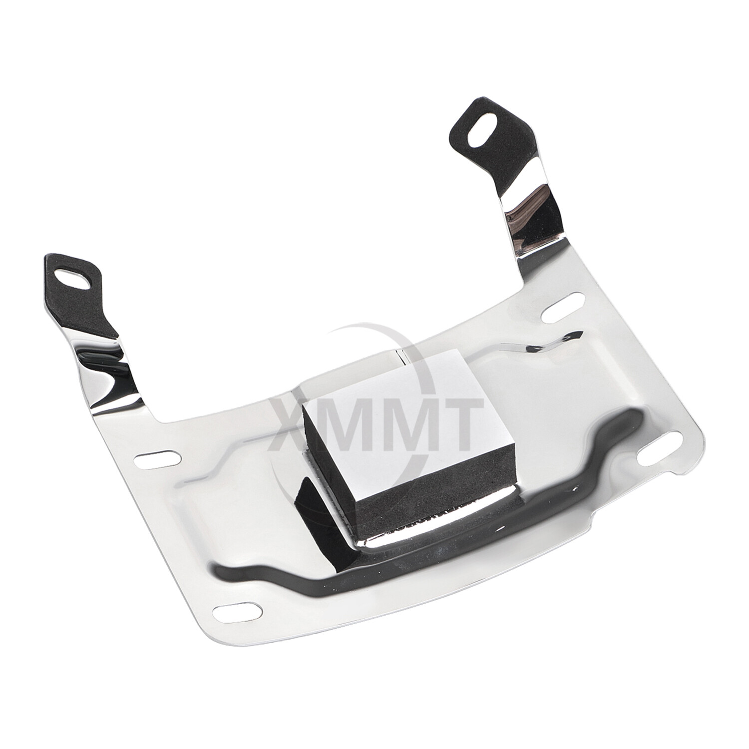 Chrome License Plate Relocation Mount For Harley Street Glide Road King Softail