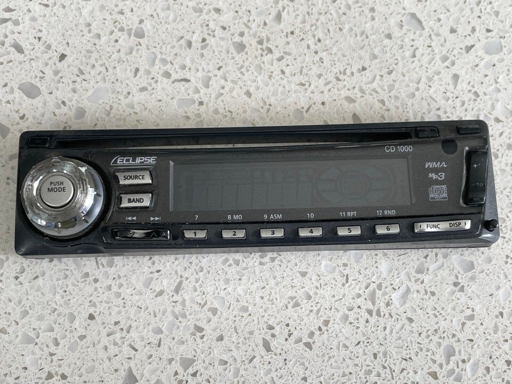 ECLIPSE CD1000 CAR STEREO FACEPLATE ONLY ECLIPSE CD1000 FACEPLATE OEM🟠