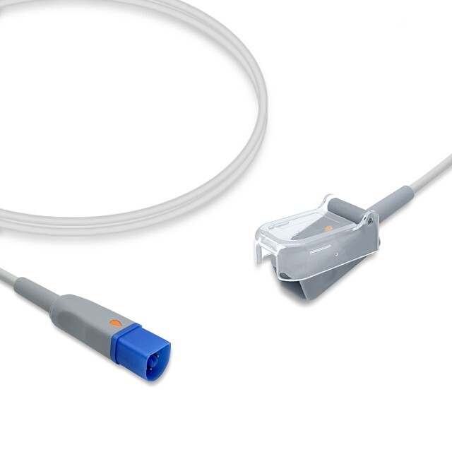 Compatible Sensor SpO2 Adapter Cable for Philips M1943AL, Nellcor-Oxismart Tech