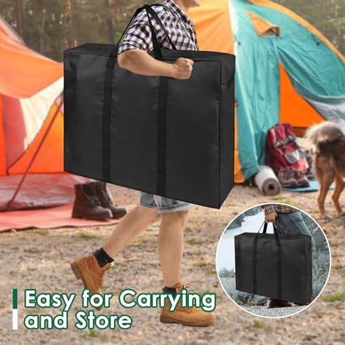 Folding Table Storage Bag, Waterproof Heavy Duty Large 8FT Folding Table Bag