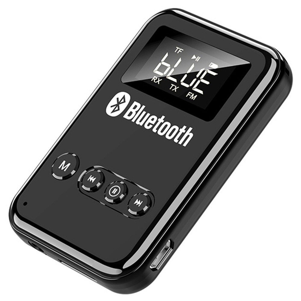 Bluetooth Wireless Car Transmitter Stereo Receiver Adapter LED Display TF Card