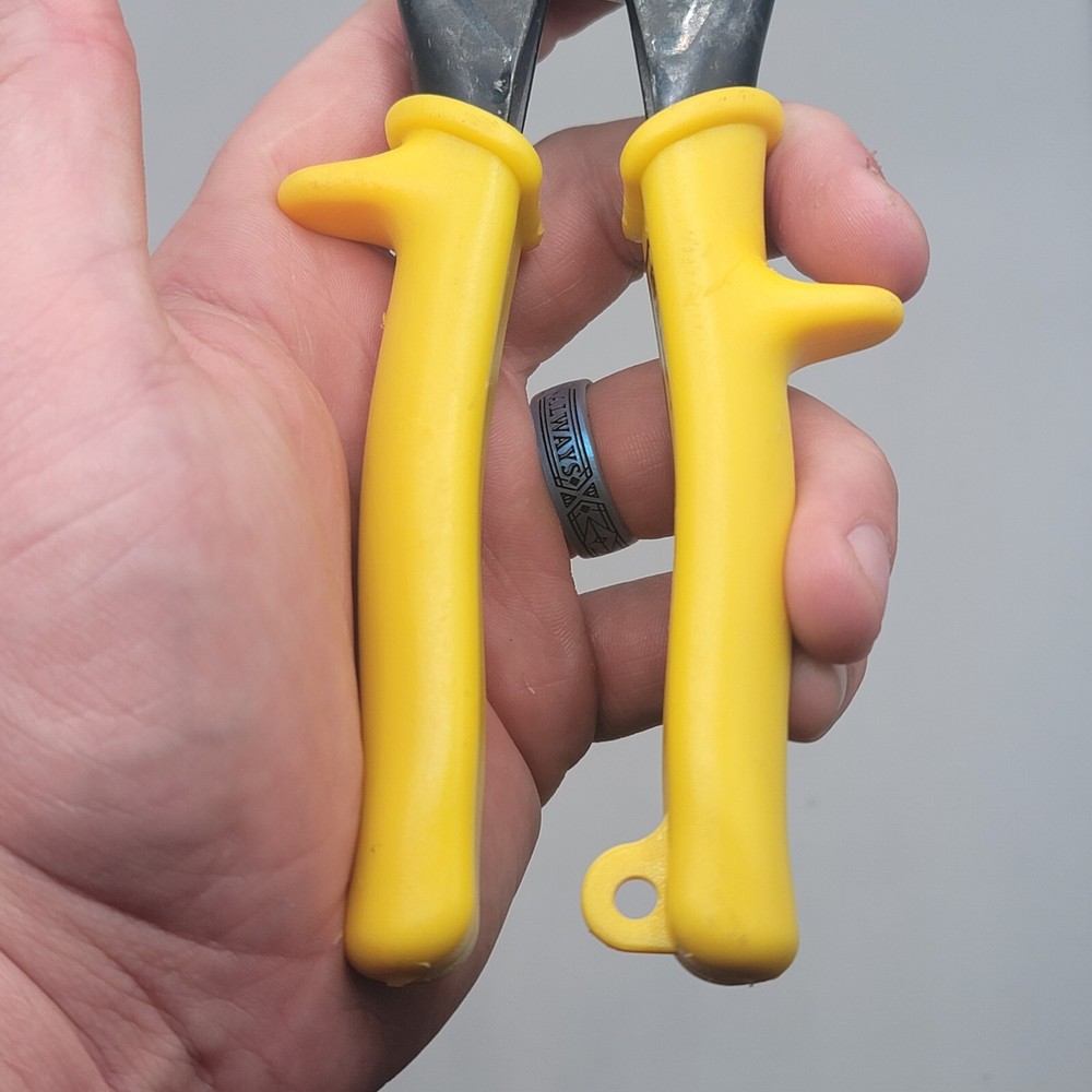 MIDWEST AVIATION TIN SNIPS SHEARS 2 PC SET EXCELLENT CONDITION