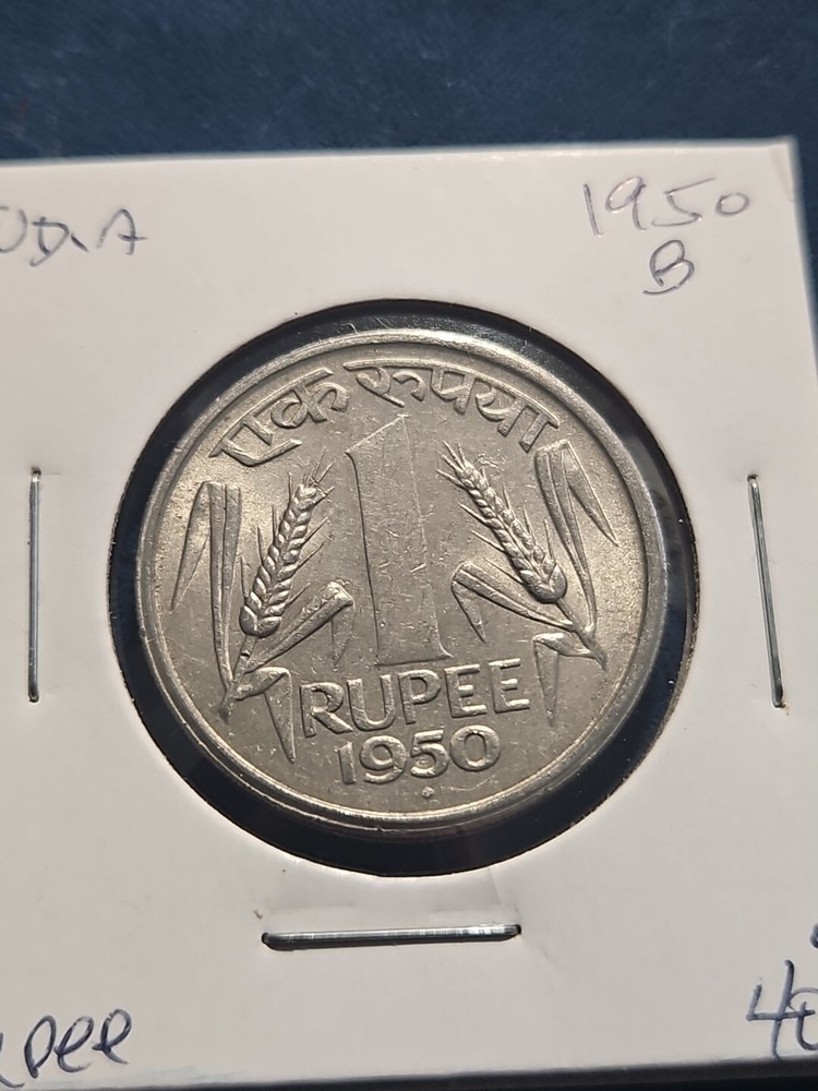 1950 India 1 Rupee Bombay Mint